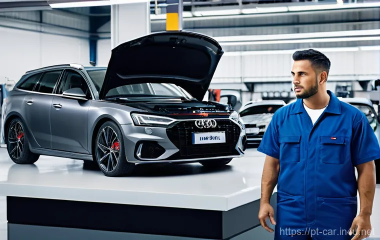 자동차정비사 필수 장비 구입 가이드 - **Prompt:** A highly skilled automotive technician, dressed in clean, professional workshop overalls...