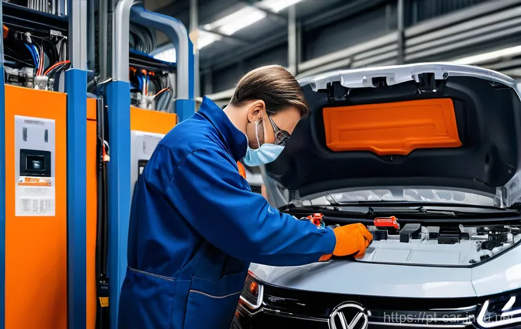 자동차정비사 필수 장비 구입 가이드 - **Prompt:** A highly skilled automotive technician, dressed in clean, professional workshop overalls...