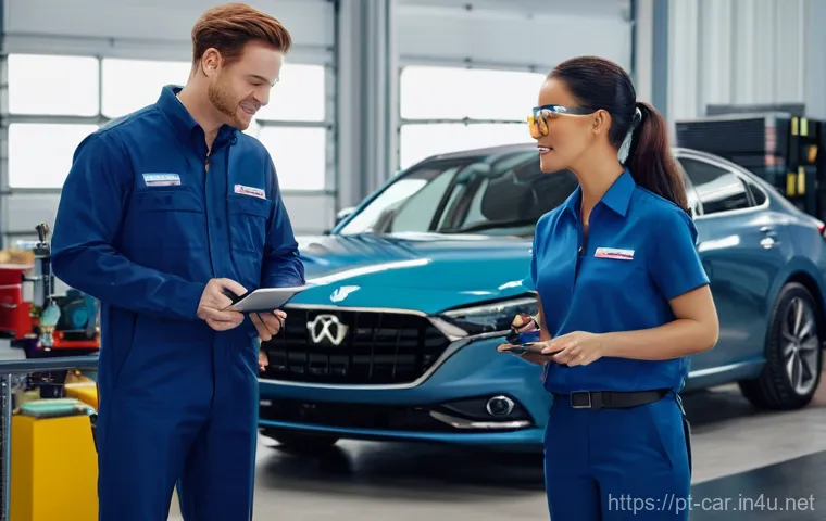 자동차정비사 자격증 국제 인증 가능 여부 - **Prompt 1: "The Skilled Automotive Technician Abroad"**
    "A confident female automotive technici...