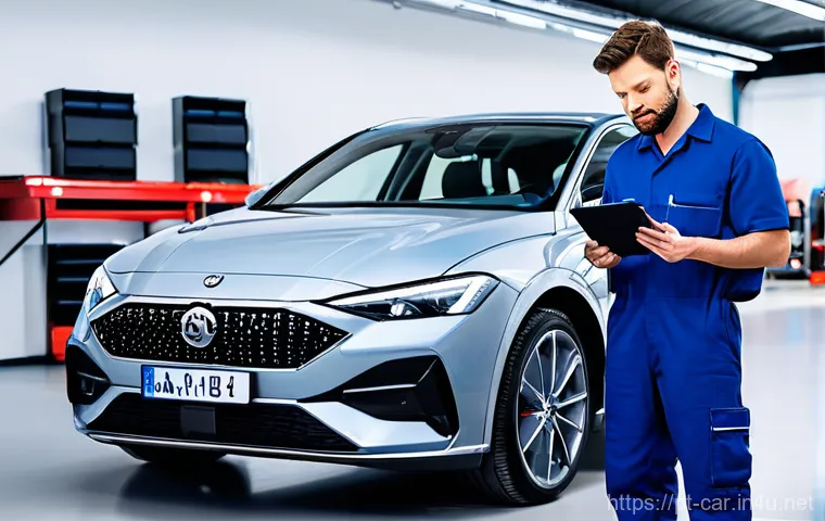 자동차정비사로서 해외 취업 도전하기 - **Prompt 1: Modern Mechanic in a European Workshop**
"A highly skilled male mechanic in his late...